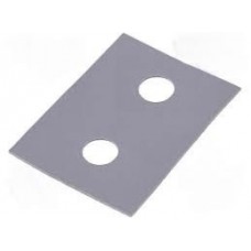 TO220 Silikon İzolatör Çift Delik 17x11x0.5mm