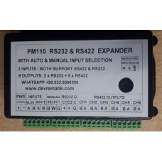 PM110 RS232 RS422 NMEA 0183 EXPANDER WITH AUTO INPUT SELECTION to 8 OUTPUTS