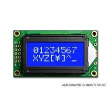 0802A LCD 2X8 MAVİ LCD DISPLAY