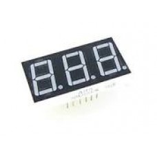 3 Digit Display Ortak Anot 14x23mm beyaz white