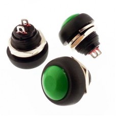 Switch Buton YEŞİL 2 PIN DC184 12mm
