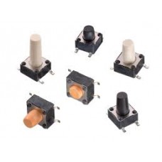 Switch Buton Tact 6x6x4.3mm 4 pin SİYAH SMD