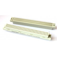 41612 2 row 64 Pin 2.54mm Dişi Konnektör 180 Derece