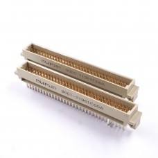 41612 3 row 96 Pin 2.54mm Erkek Konnektör 90 Derece